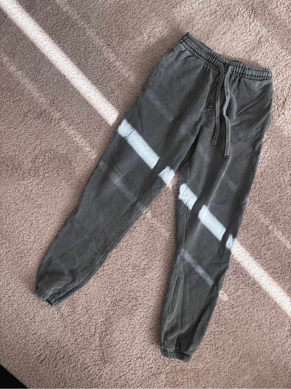 Heavyweight Garment Washed Steel Grey Sweats